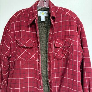 ALASKA 1959 Wilderness Gear Sherpa Lined Flannel Shirt Jacket